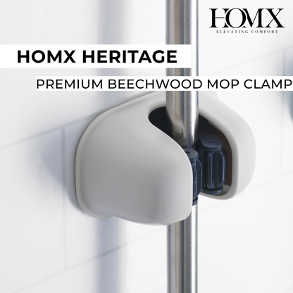 Wallmounted Mop & Broom Holder | Made with Heavy Duty Plastic - Set of 2