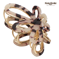 Strong Anti-slip & Anti-rust Acrylic-Brass Hair Clip (Pack of 1)