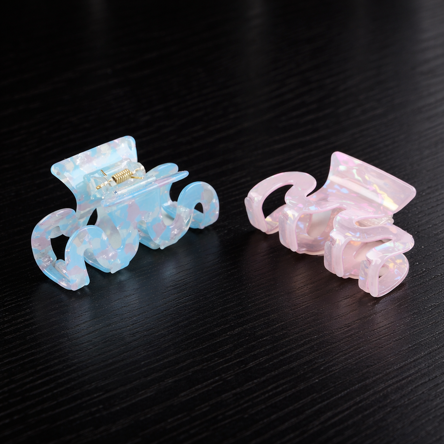 Pastel ABS Cloud Hair Claw Clip – Anti-Slip Wave Hair Clip for Women