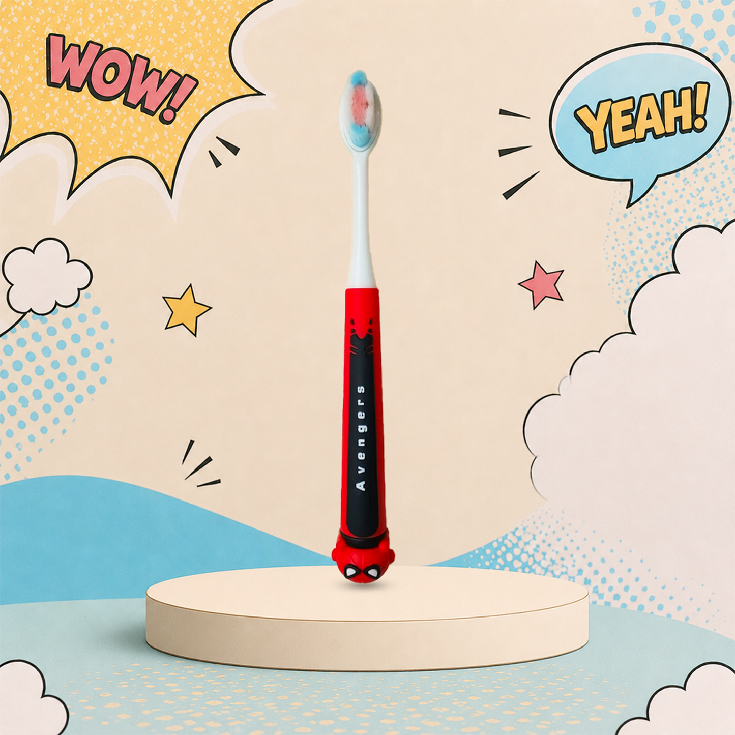 KokoSmile Superhero Kids Toothbrush