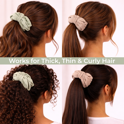 Premium Velvet Hair Scrunchies – Ultra Soft Elastic Hair Bands for Everyday Styling