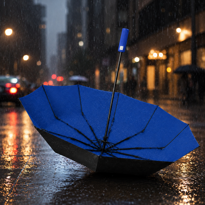 Large Automatic Windproof & Waterproof Umbrella with Wide Canopy
