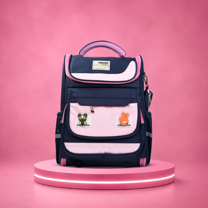 Space Theme Kids School Backpack with Smart Storage