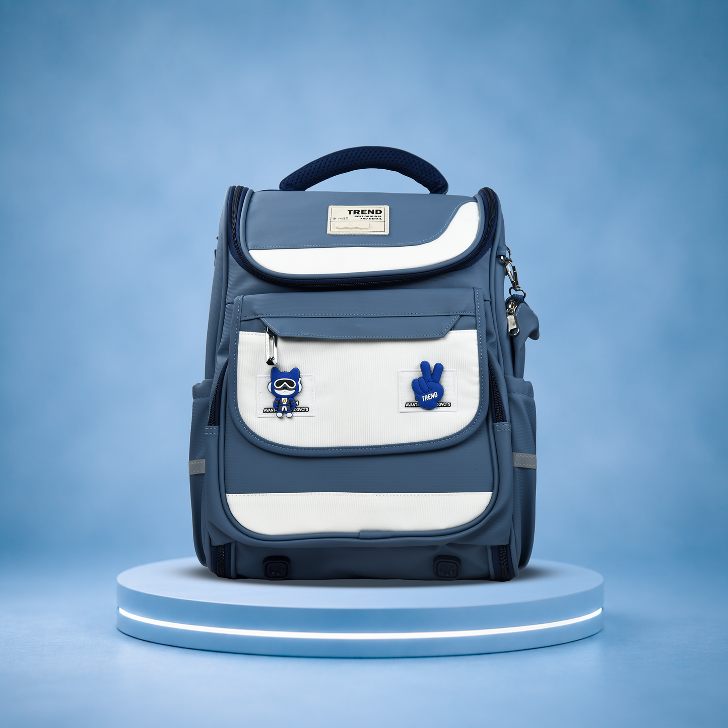 Space Theme Kids School Backpack with Smart Storage