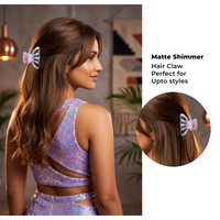 Pearly ABS Hair Claw Clip – Large Non-Slip Cage Jaw Clip for Women