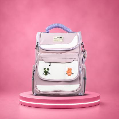 Space Theme Kids School Backpack with Smart Storage