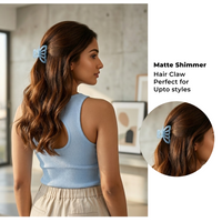 Pearly ABS Hair Claw Clip – Large Non-Slip Cage Jaw Clip for Women