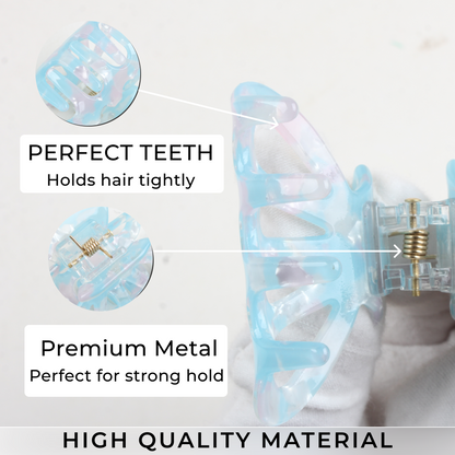 Pearly ABS Hair Claw Clip – Large Non-Slip Cage Jaw Clip for Women