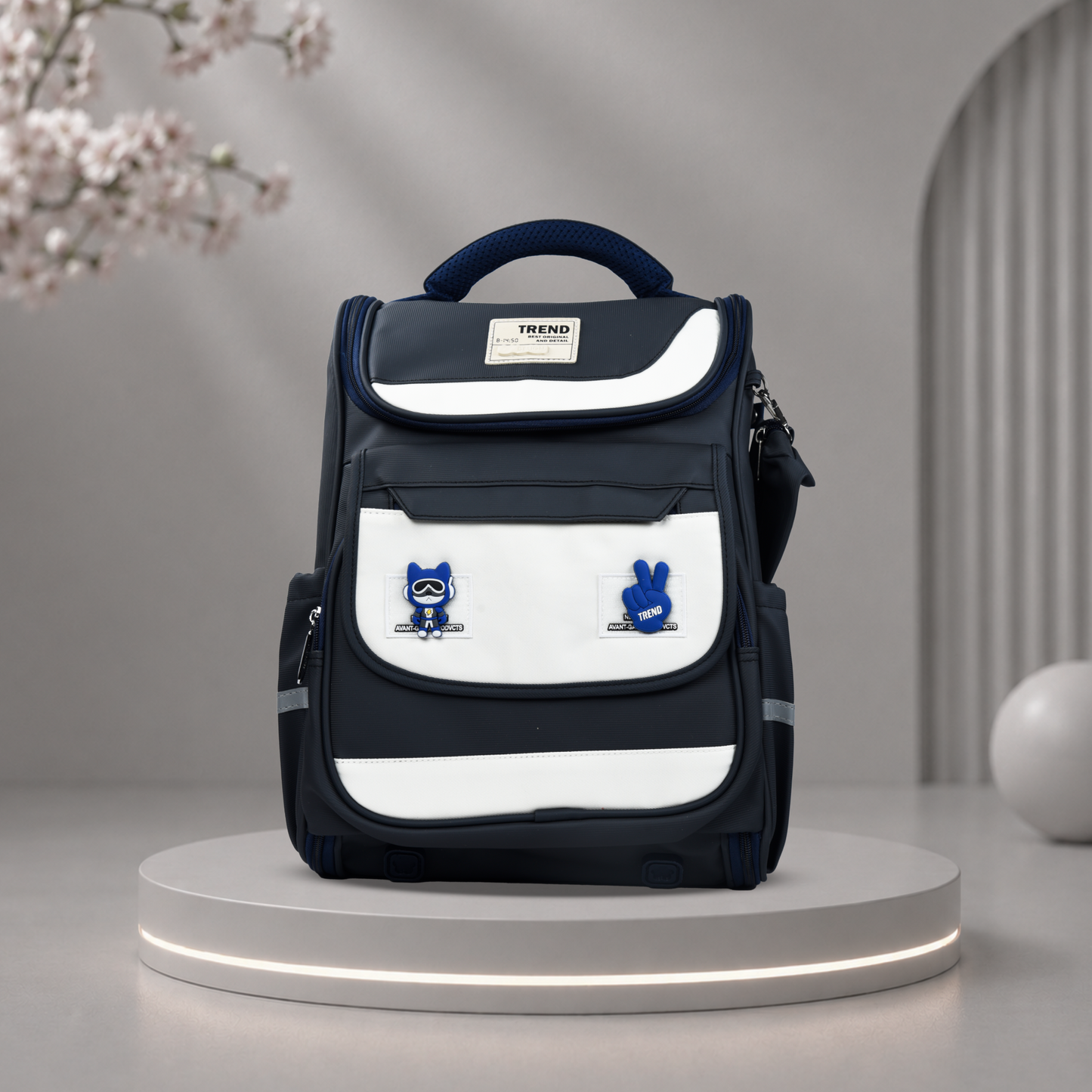 Space Theme Kids School Backpack with Smart Storage