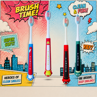 KokoSmile Superhero Kids Toothbrush