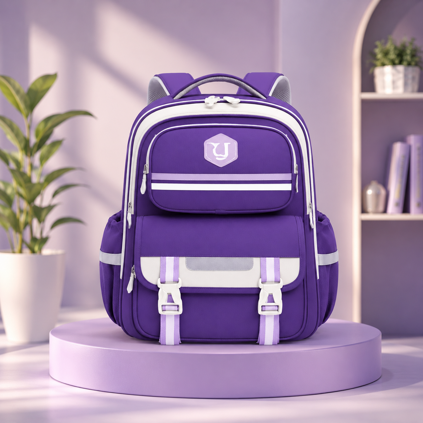 Stylish Primary School Backpack with Large Capacity