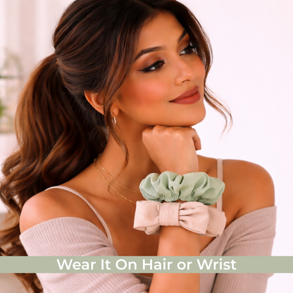Premium Velvet Hair Scrunchies – Ultra Soft Elastic Hair Bands for Everyday Styling