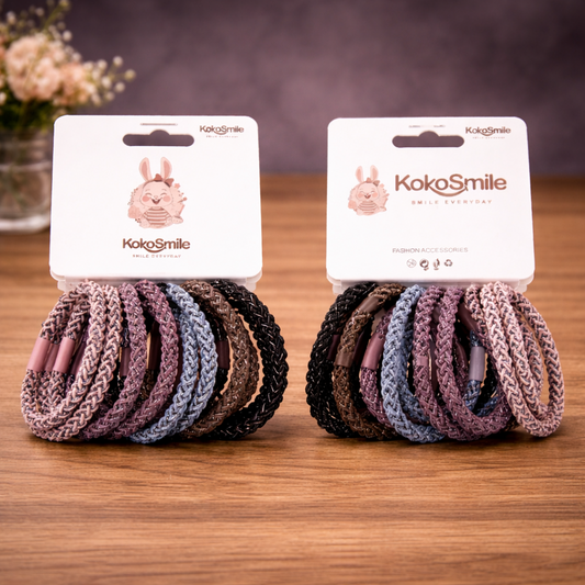 Soft Elastic Hair Ties for Women & Girls (Pack of 10)