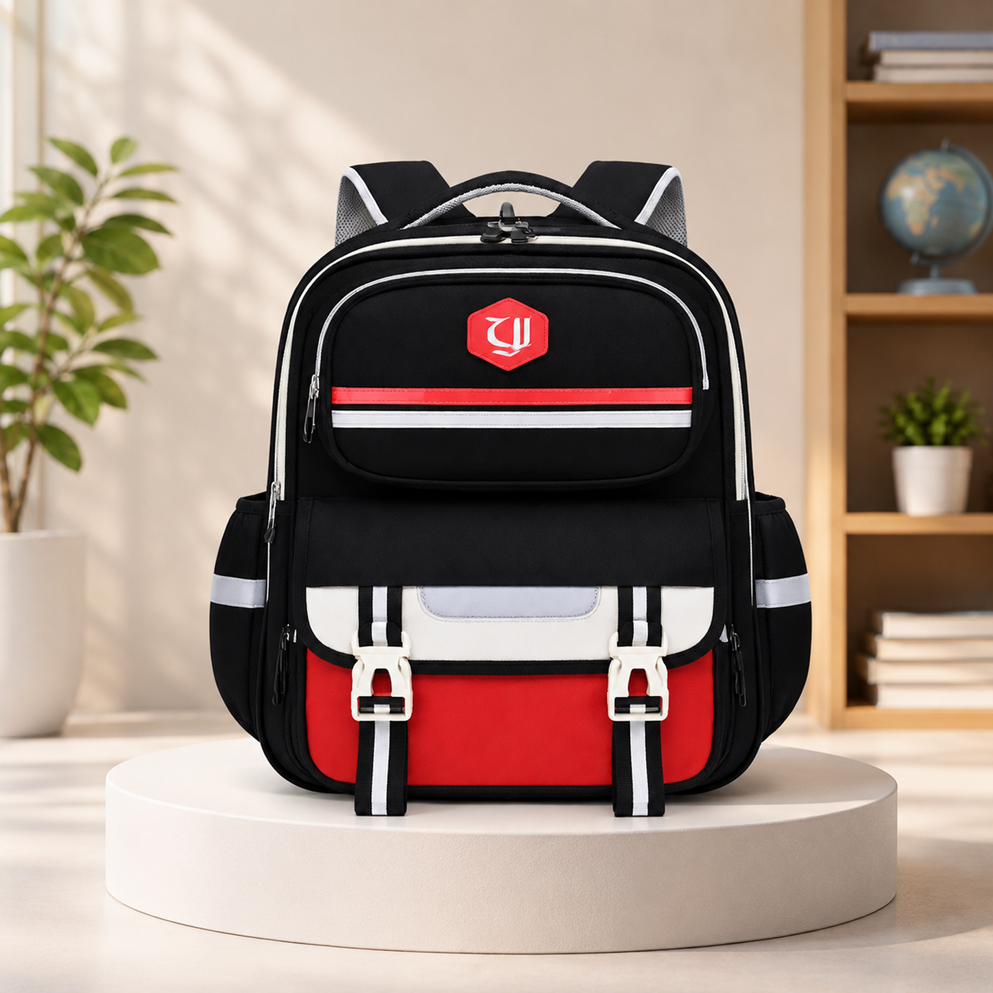Stylish Primary School Backpack with Large Capacity