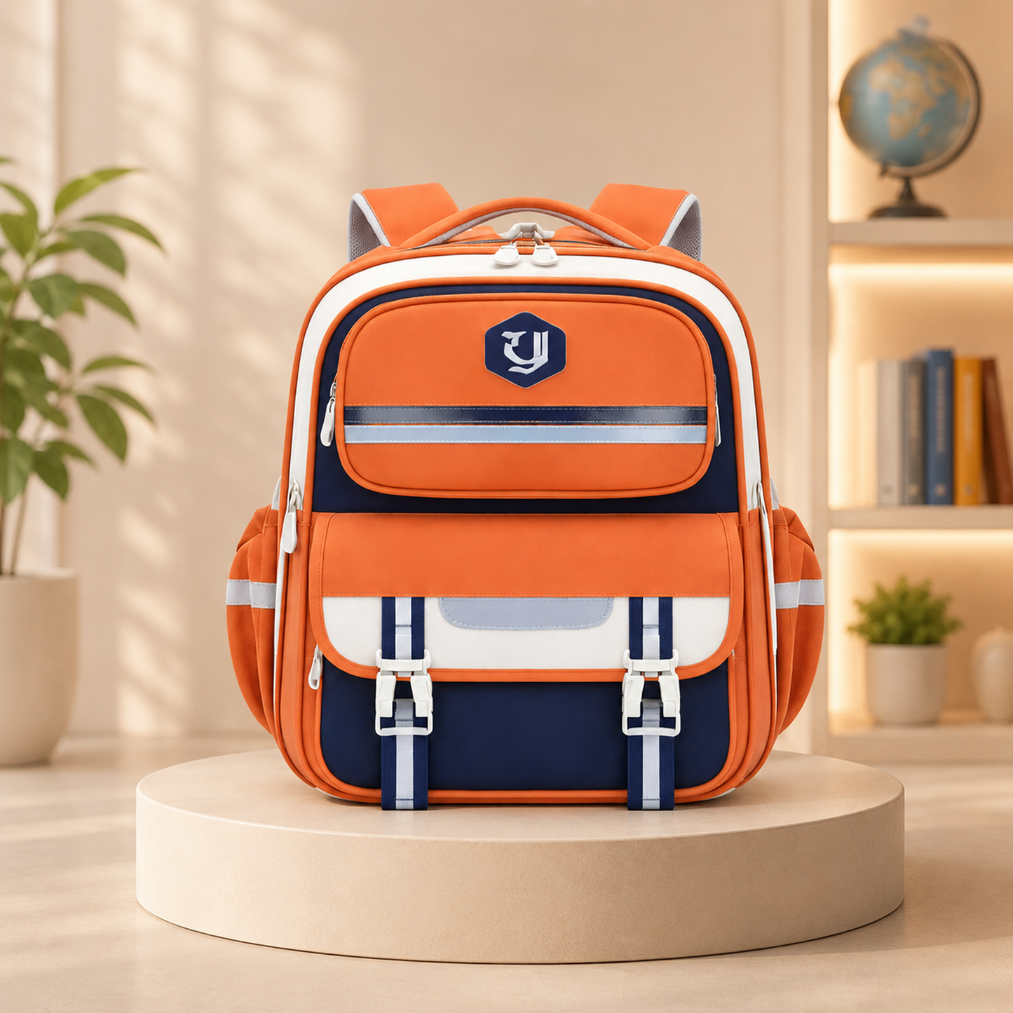 Stylish Primary School Backpack with Large Capacity