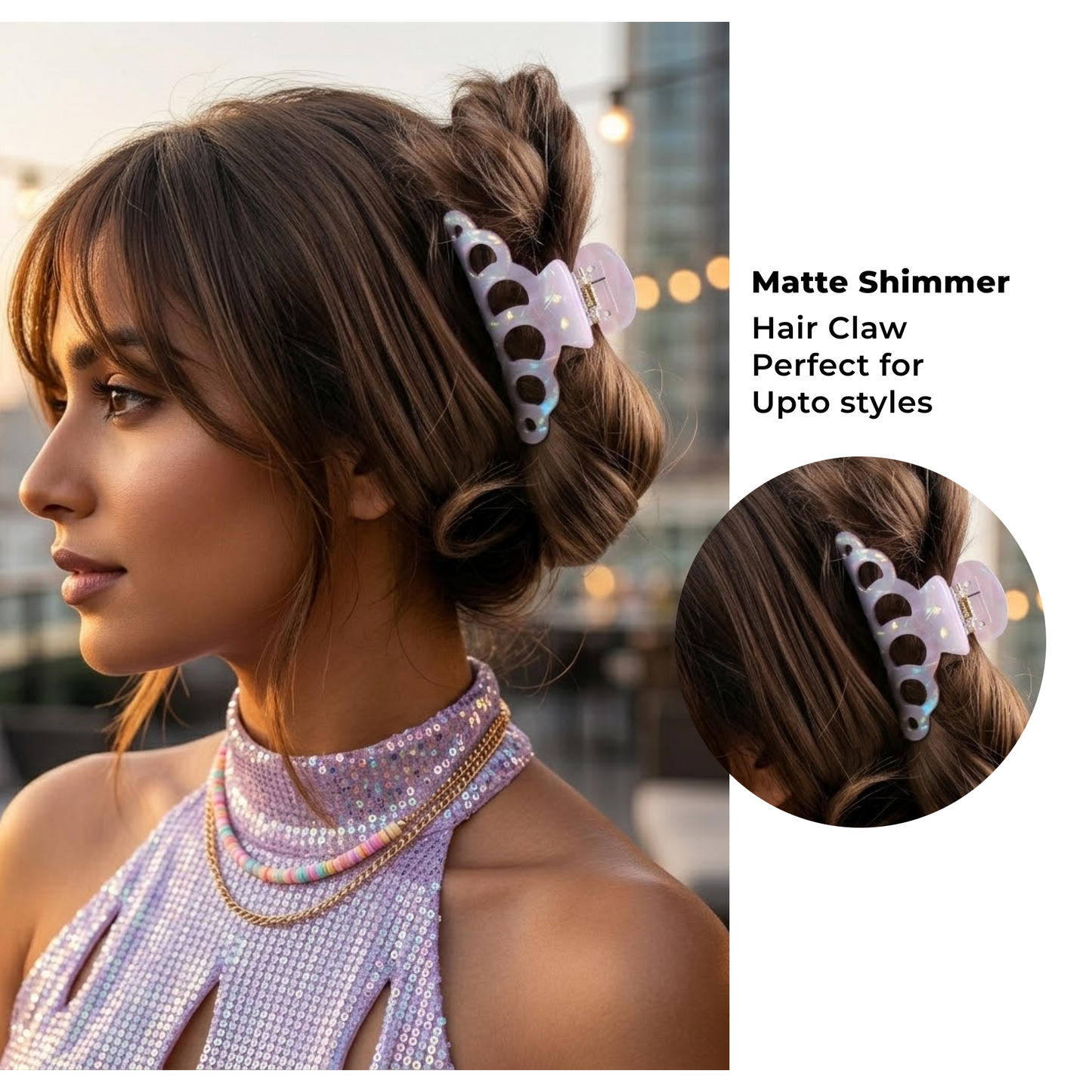Hair Claw Clip – Pearly Anti-Slip Hair Accessory for Women