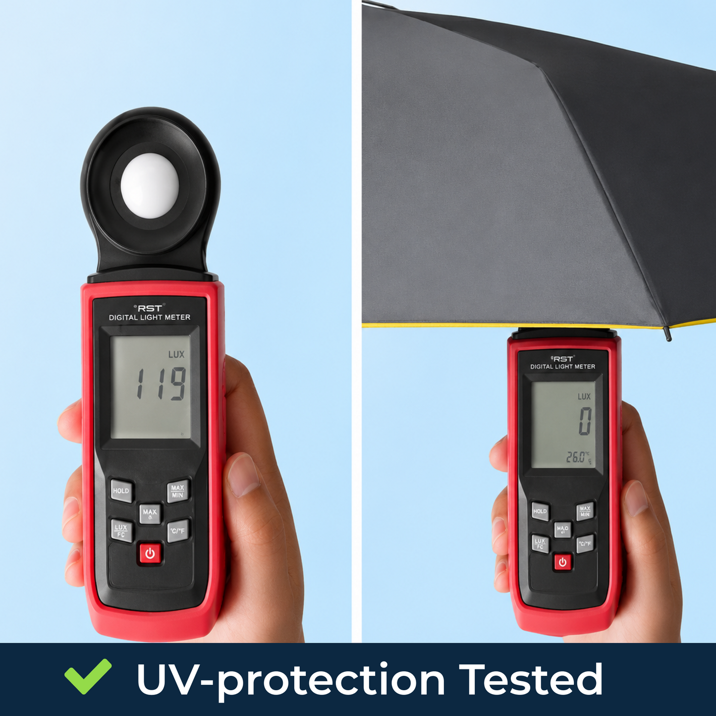 Large Automatic Windproof & Waterproof Umbrella with Wide Canopy