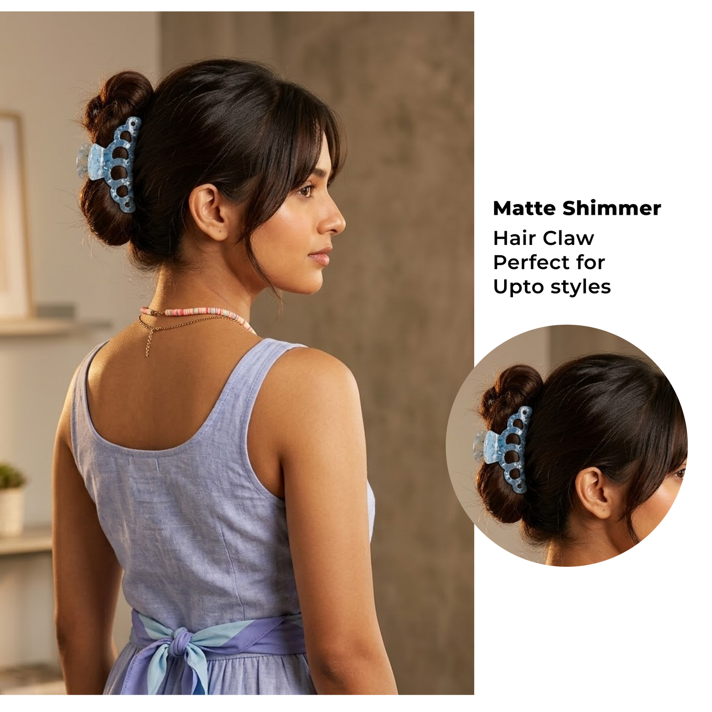 Hair Claw Clip – Pearly Anti-Slip Hair Accessory for Women