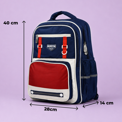 Premium Multi-Compartment School Backpack with Comfort Back Support
