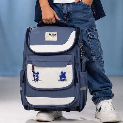 Space Theme Kids School Backpack with Smart Storage