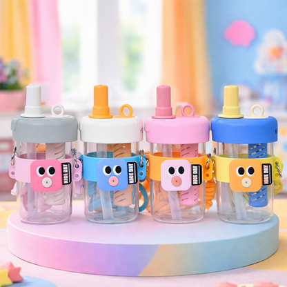 Super Cute Trendy Tritan tumbler bottle with Straw for Kids - 500ml