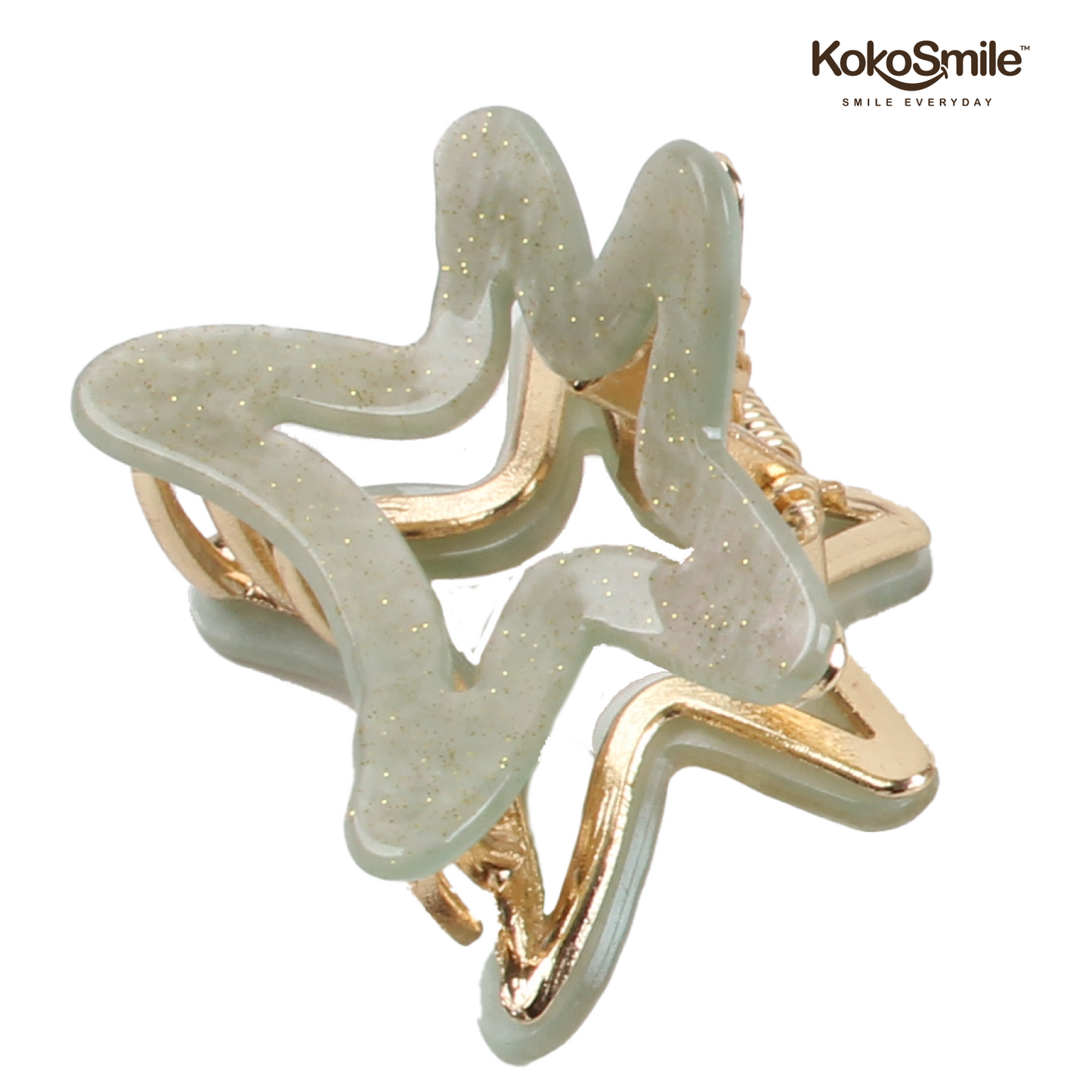 Classic Strong Grip Hair Claw Clip – Premium Brass & ABS Hair Accessory