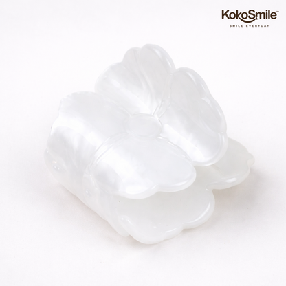Floral Acrylic Hair Claw Clip – Elegant Flower Shape Hair Accessory for Women