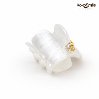 Premium Acrylic Mini Hair Claw Clip Set – Glossy Anti-Slip Lightweight Hair Accessories for Women