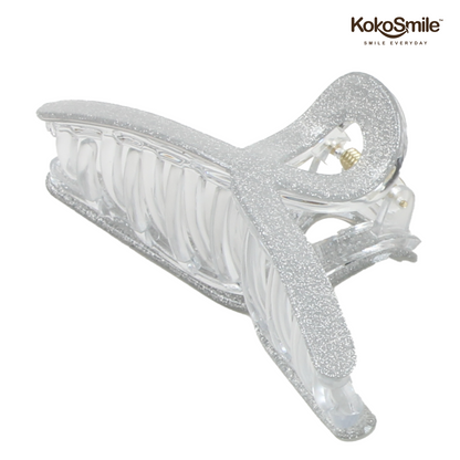 Large Transparent  Hair Clip – Anti-Slip Strong Hold Claw Clip for Women