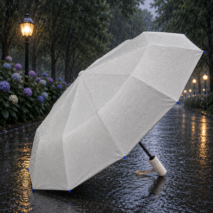 Premium Solid Color Windproof Outdoor Umbrella with Tilt Feature