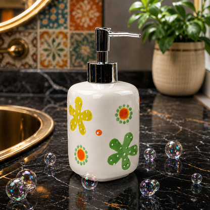 Premium Ceramic Starfish Bathroom Accessories Set – 4 Pieces