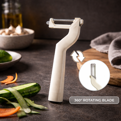 Precision Swivel Peeler with 360-degree Rotating Blade