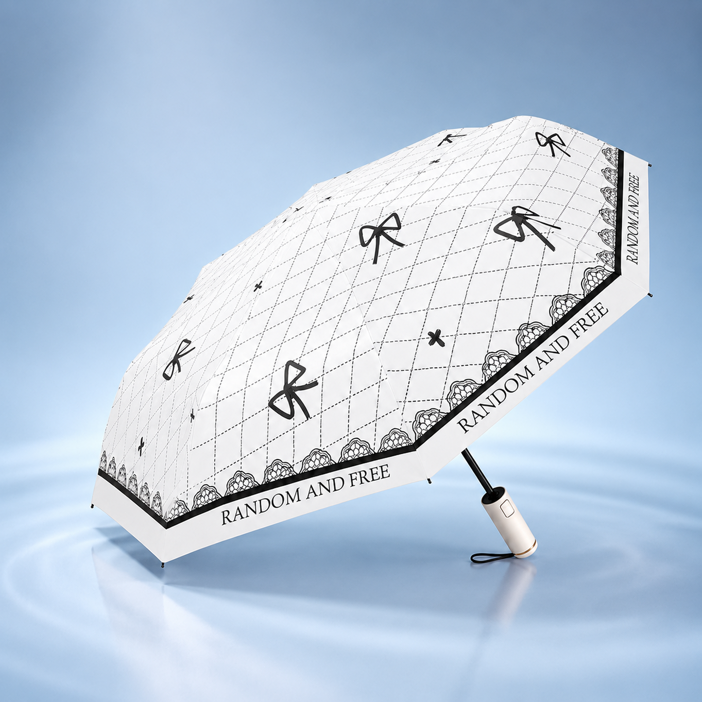 Unique Lotus Grip Umbrella with Automatic Folding & UV Protection