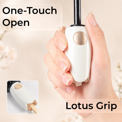 Unique Lotus Grip Umbrella with Automatic Folding & UV Protection