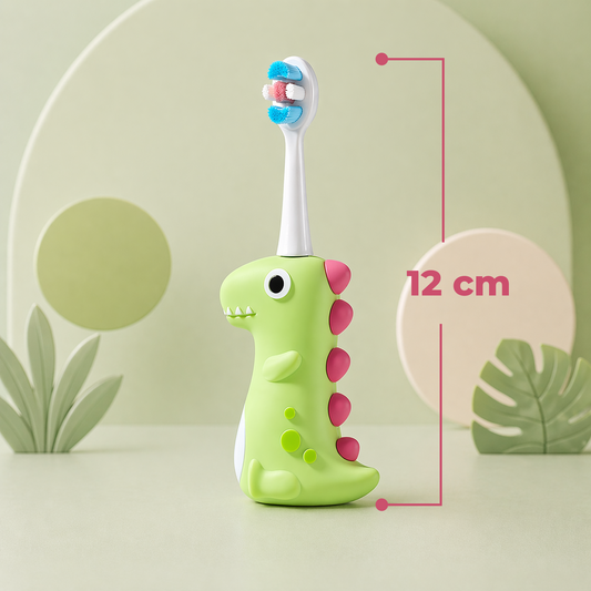 Kids Soft Bristle Dino Cartoon Toothbrush for Boys & Girls (3-6Y)