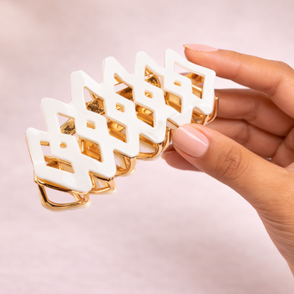 Luxury Strong Hold Hair Clip – Premium Brass Claw Clip for Women