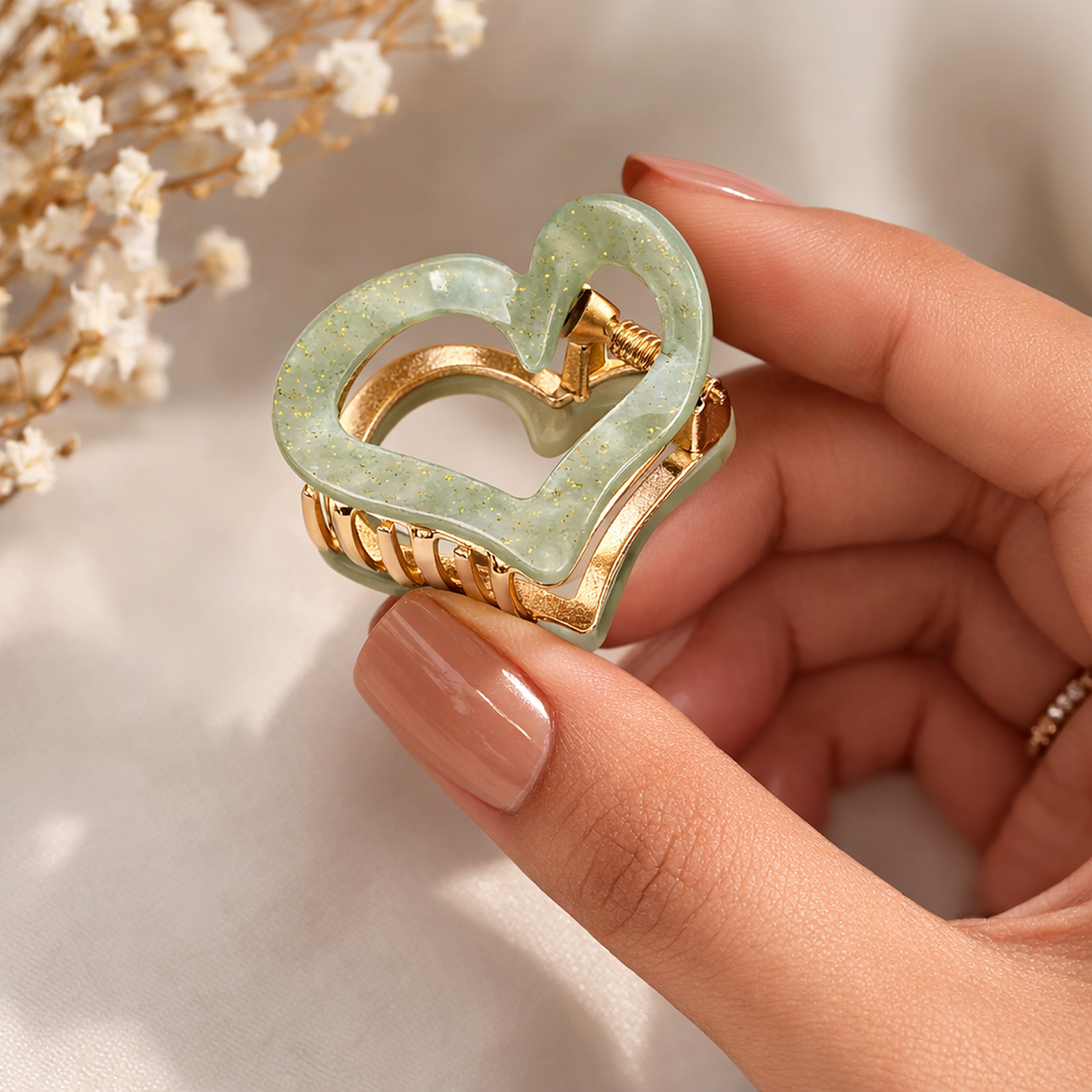 Premium Strong Hold Hair Clip – Durable Brass Claw Clip for Women