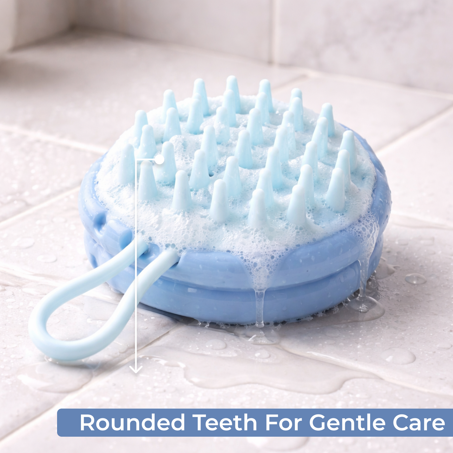 Silicone Scalp Massager | Shampoo Brush for Hair Care