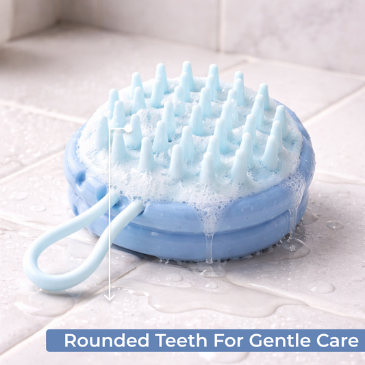 Silicone Scalp Massager | Shampoo Brush for Hair Care