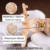 Cute Pearl Anti-slip Jelly Hair Claw Clip