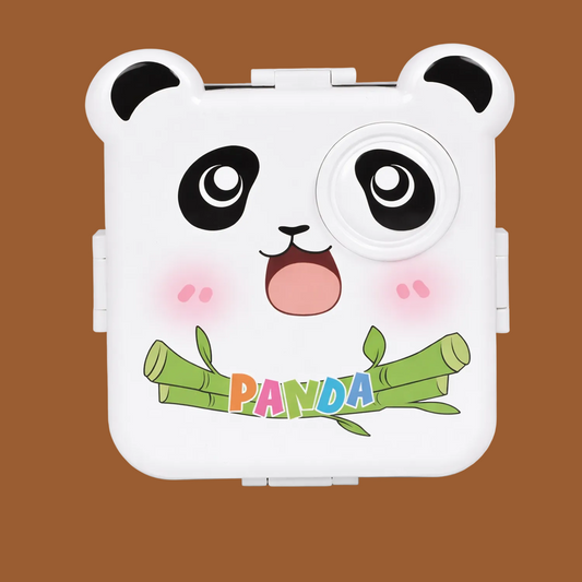 Cute Panda Stainless Steel Lunch Box with 3 compartments for Kids – 1120ml