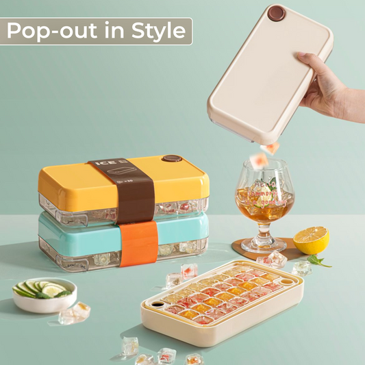 Smart Ice Box – Press & Pop Ice Storage Container