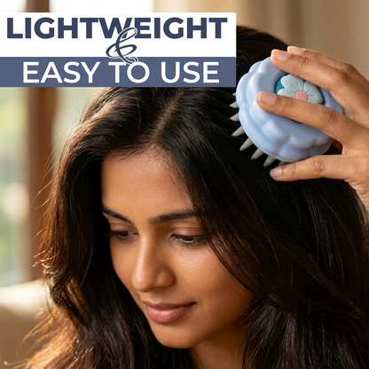 Silicone Scalp Massager | Shampoo Brush for Hair Care