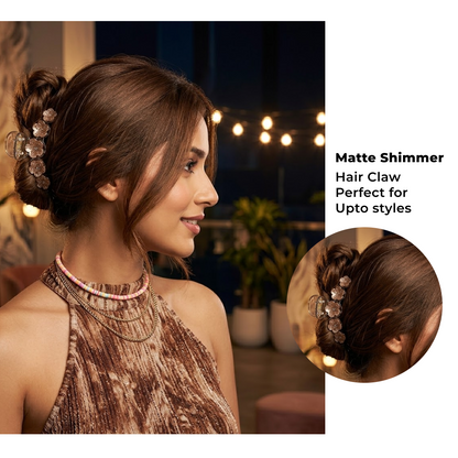 Elegant Non-Slip Hair Clutcher – Durable Brass & ABS Hair Clip