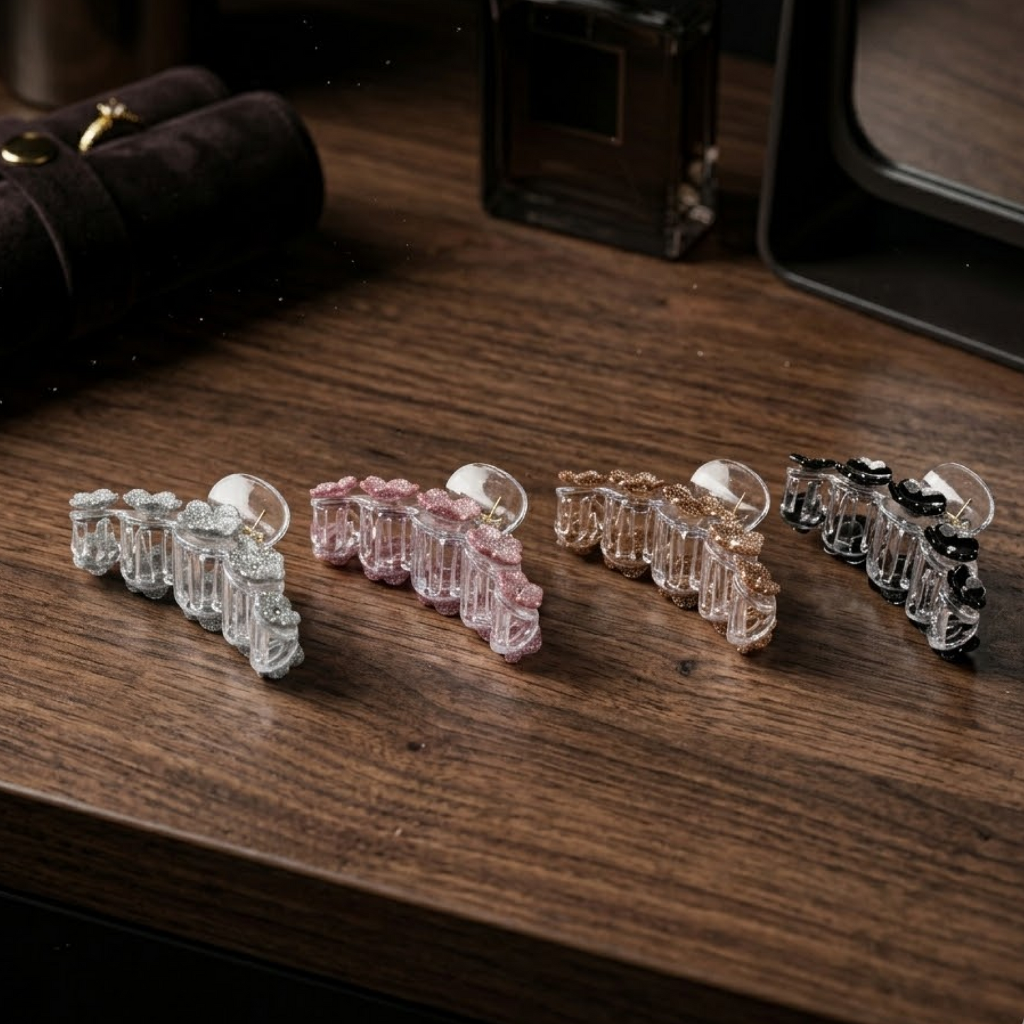 Elegant Non-Slip Hair Clutcher – Durable Brass & ABS Hair Clip