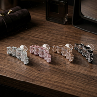 Elegant Acrylic-Brass Hair Claw Clip/Clutcher (Pack of 1)