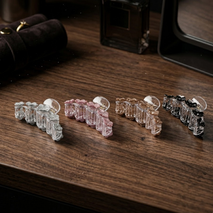 Elegant Non-Slip Hair Clutcher – Durable Brass & ABS Hair Clip