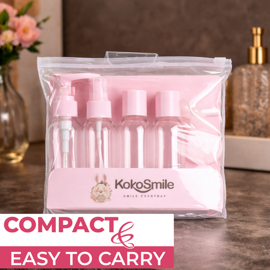 Travel Bottle Set for Toiletries | Leakproof Refillable Kit