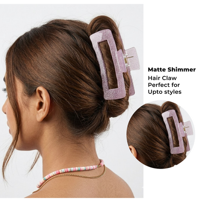 Elegant Anti-Slip Hair Claw Clip – Premium Brass Strong Hold Hair Clip