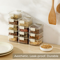 Premium Stackable Kitchen Organizer Food Container – 750ML